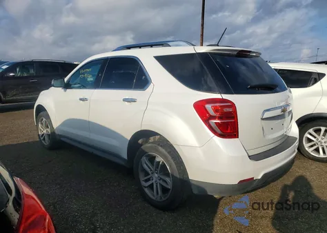 2016 Chevrolet Equinox Ltz z USA, uszkodzony, nr VIN 2GNALDEK0G6357460